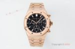 APS Factory Audemars Piguet Royal Oak 41mm Calibre 4401 Movement Black Face RG Band Watch
